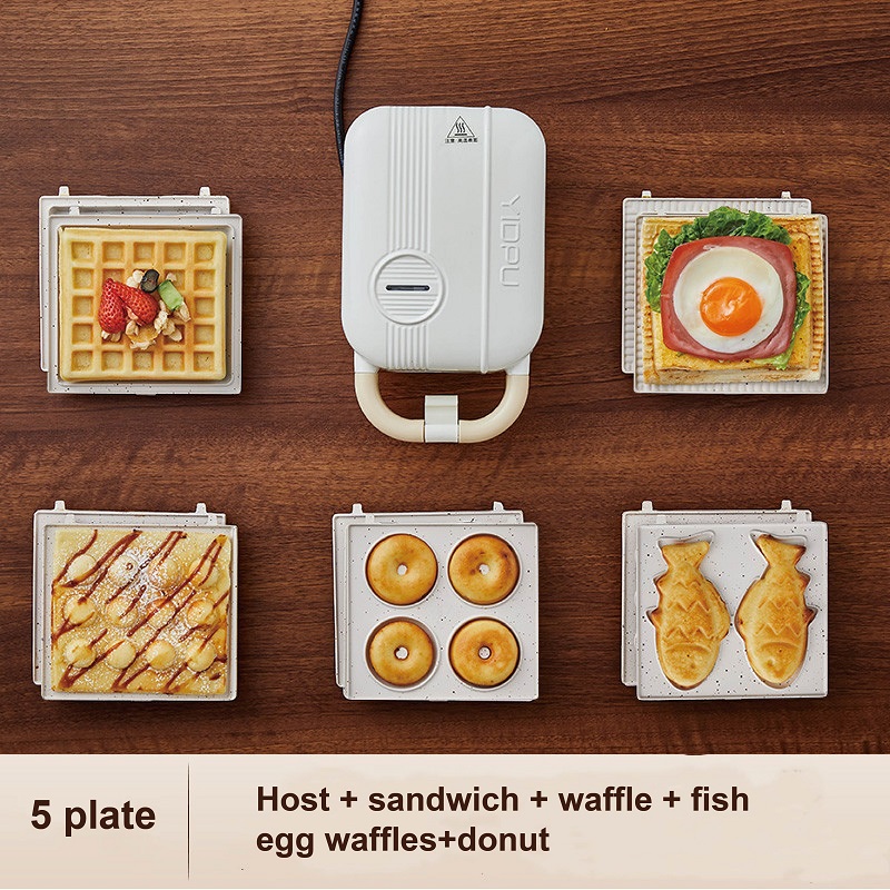 220V 다기능 전기 샌드위치 기계 와플 메이커 빠른  - Breakfast Sandwich Press 리뷰 및 가격