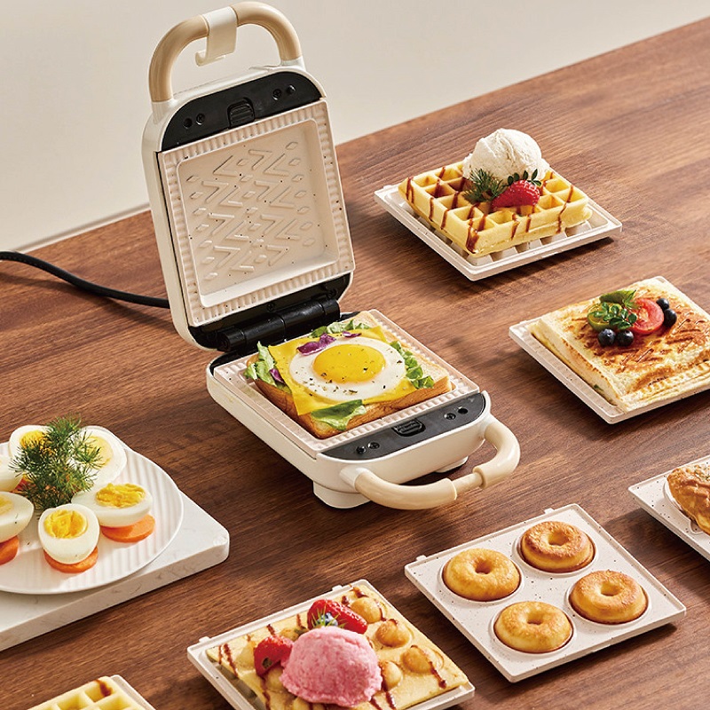 220V 다기능 전기 샌드위치 기계 와플 메이커 빠른  - Breakfast Sandwich Press 리뷰 및 가격