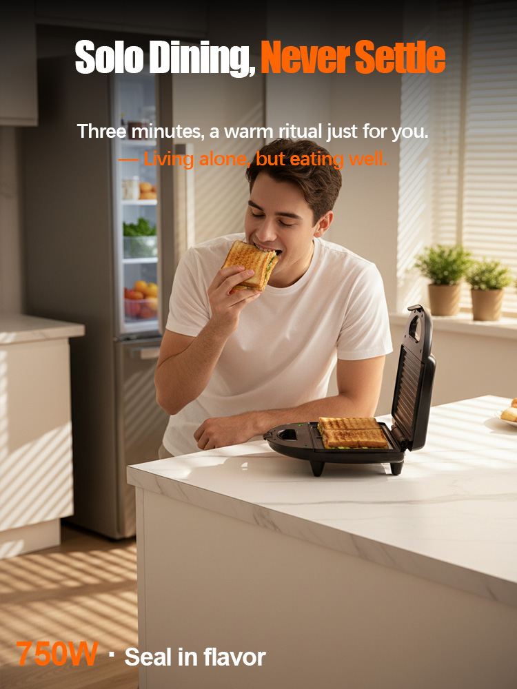 샌드위치 메이커 Sonifer SF-6173 750W  - Breakfast Sandwich Press 리뷰 및 가격