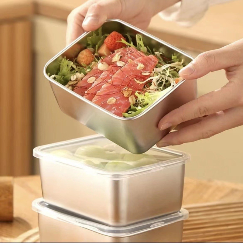 의료용 항균 스테인리스 스틸 식품 보관 용기 도시락 식 - Meal Prep Food 리뷰 및 가격
