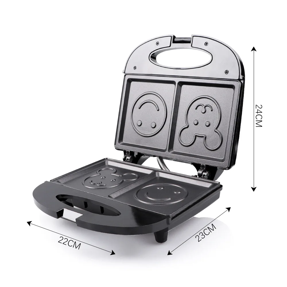 110V-220V 가전제품 스마일 샌드위치 기계 미니  - Breakfast Sandwich Press 리뷰 및 가격