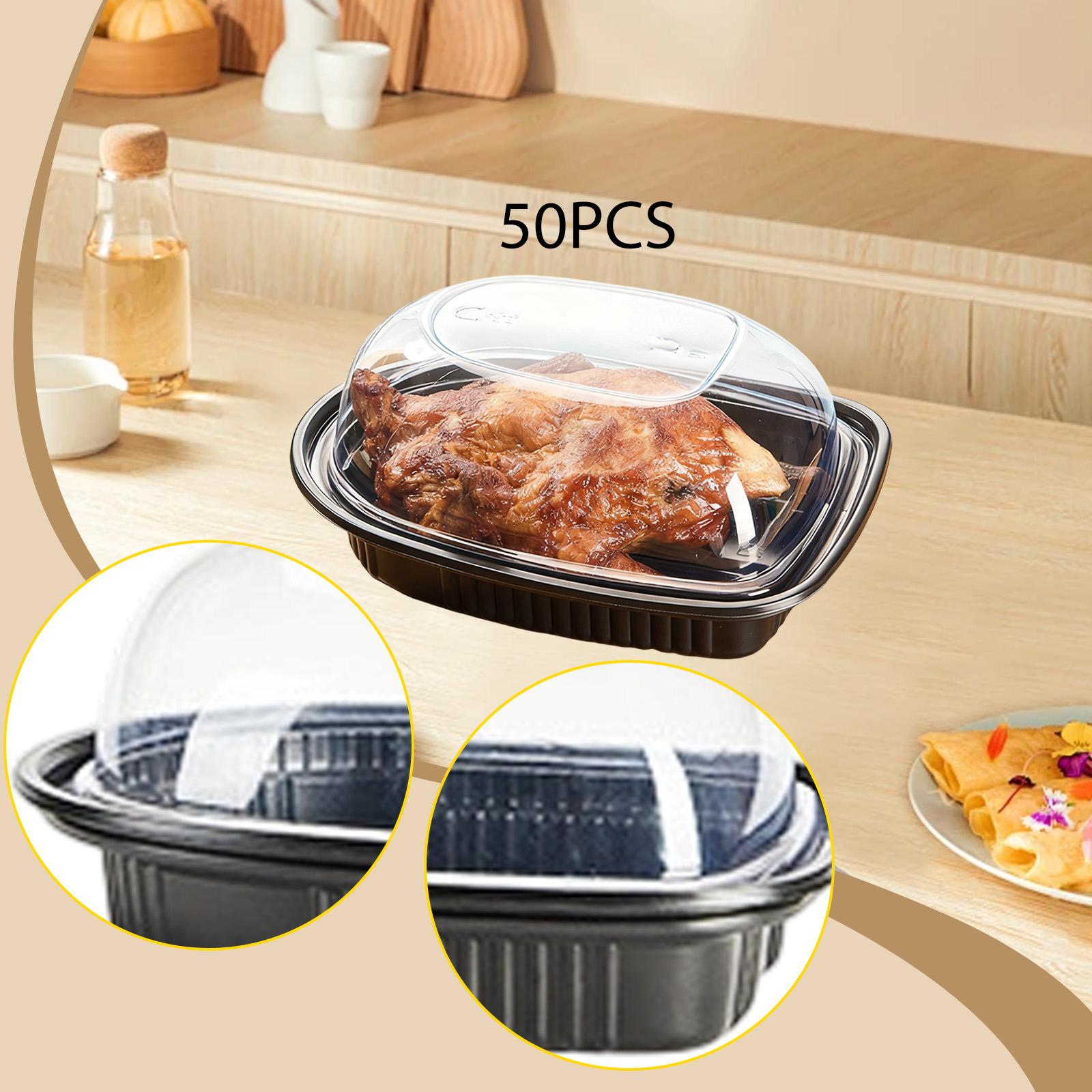 50개 로티세리 치킨 로스터 용기 보관함, 열 및 냉동 - Meal Prep With Chicken 리뷰 및 가격